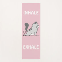 lustige Katze-Furz inhalieren Exhale pink