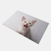 Lustige Katze Fußmatte (Schrägansicht)