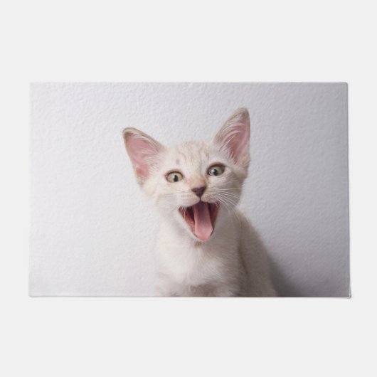 Lustige Katze Fußmatte (Vorderseite)