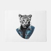 Lustige Katze Fußmatte (Vorderseite)