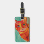 Lustige Katze - Gepäckumbau Gepäckanhänger (Vorderseite vertikal)
