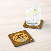 lustige Katze Getränkeuntersetzer (Rechte Seite)