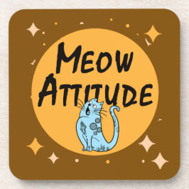 lustige Katze Getränkeuntersetzer