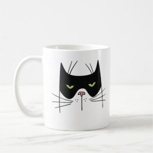 Lustige Katze Guten Morgen Wach auf Zitat Kaffeeta Kaffeetasse