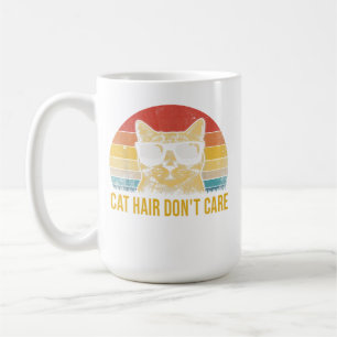 Lustige Katze Haar Ist Uns Egal Karte für Katzenli Kaffeetasse
