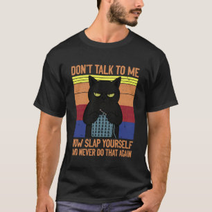 Lustige Katze Häkeln Mädchen Häkelin T-Shirt