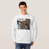 Lustige Katze/Hund T-Shirt (Vorne ganz)