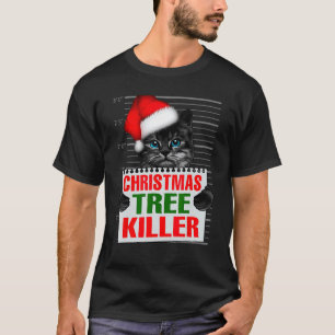Lustige Katze im Gefängnis verhaftete Katze Gefäng T-Shirt