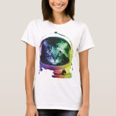 Lustige Katze im Raum-T - Shirt (Vorderseite)