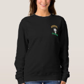 Lustige Katze im Sweatshirt (Vorderseite)