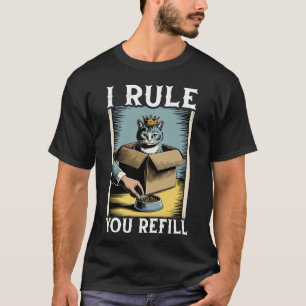Lustige Katze in der Box, ich beherrsche dich, Nac T-Shirt