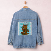 lustige Katze Jeansjacke (Hangar)