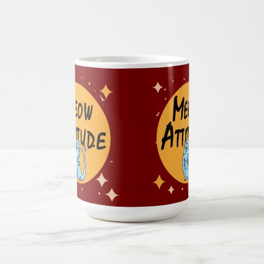 lustige Katze Kaffeetasse (Mittel)