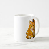 Lustige Katze Kaffeetasse (VorderseiteRechts)