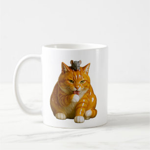 Lustige Katze Kaffeetasse