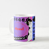 lustige Katze Kaffeetasse (Vorderseite Links)
