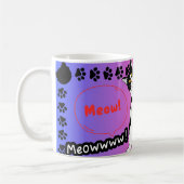 lustige Katze Kaffeetasse (Links)
