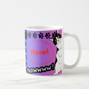 lustige Katze Kaffeetasse