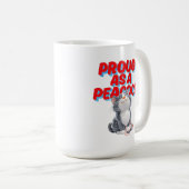 Lustige Katze Kaffeetasse (VorderseiteRechts)