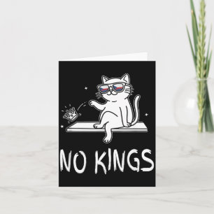 Lustige Katze Kein König Männer und Frauen Karte