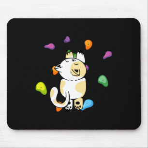 Lustige Katze Kletterer Felsenklettern Für Männer  Mousepad