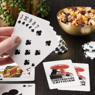 Lustige Katze konstruktive Kritik Linolschnitt Mem Spielkarten