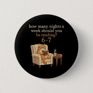 Lustige Katze liest 6-7 Meme Englischlehrer Buch L Button
