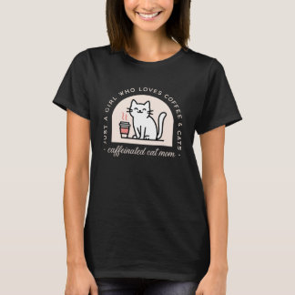 Lustige Katze-Mama für Kaffeeliebhaber T-Shirt