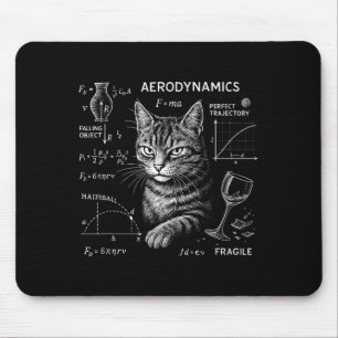 Lustige Katze Mathe Physik Gleichungen Wissenschaf Mousepad