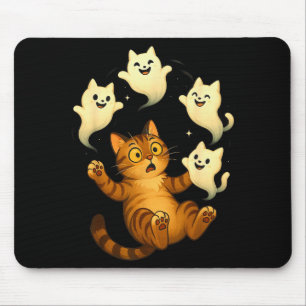 Lustige Katze Meme Soky Halloween Kätzchen Mousepad