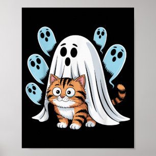Lustige Katze Meme Soky Halloween Kätzchen Poster