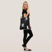 Lustige Katze mit Teleskop Tasche (Am Model)