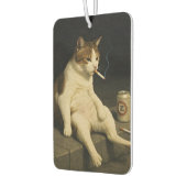Lustige Katze mit Zigarette Gen Z Meme Autolufterfrischer (Links)