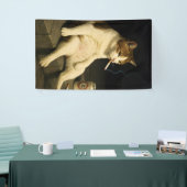 Lustige Katze mit Zigarette Gen Z Meme Banner (Messeveranstaltung)