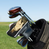Lustige Katze mit Zigarette Gen Z Meme Golf Headcover (In Situ)