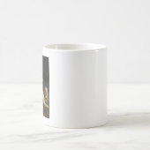 Lustige Katze mit Zigarette Gen Z Meme Kaffeetasse (Mittel)