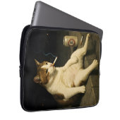 Lustige Katze mit Zigarette Gen Z Meme Laptopschutzhülle (Vorne Rechts)