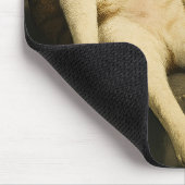 Lustige Katze mit Zigarette Gen Z Meme Mousepad (Ecke)