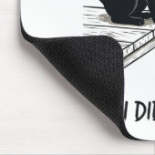 Lustige Katze Oops ich habs wieder getan Mousepad (Ecke)