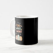Lustige Katze Ostern Was ich will Ostern Korb Füll Kaffeetasse (Vorderseite Links)