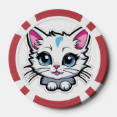 lustige Katze Pokerchips (Rückseite)