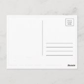 Lustige Katze. Postkarte (Rückseite)