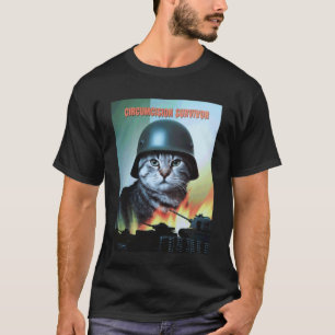 Lustige Katze sagt Beschneidungsüberlebender Parod T-Shirt
