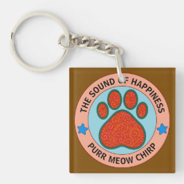 lustige Katze Schlüsselanhänger