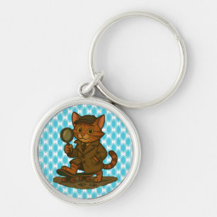 lustige Katze Schlüsselanhänger