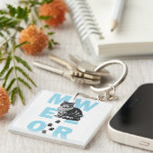 lustige Katze Schlüsselanhänger (Vorderseite rechts)