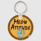 lustige Katze Schlüsselanhänger (Rückseite)