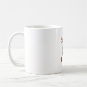 Lustige Katze sieht durch Ihr Vintage-Des Kaffeetasse