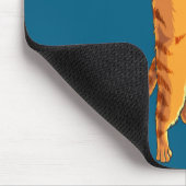 Lustige Katze spielt Posaune Geschenk Coole Katzen Mousepad (Ecke)