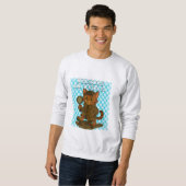 lustige Katze Sweatshirt (Vorne ganz)
